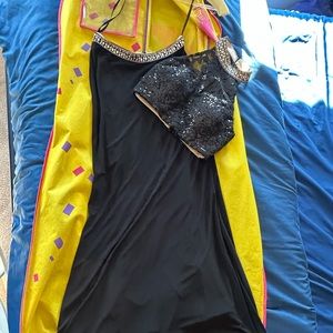 Black prom gown! Like new